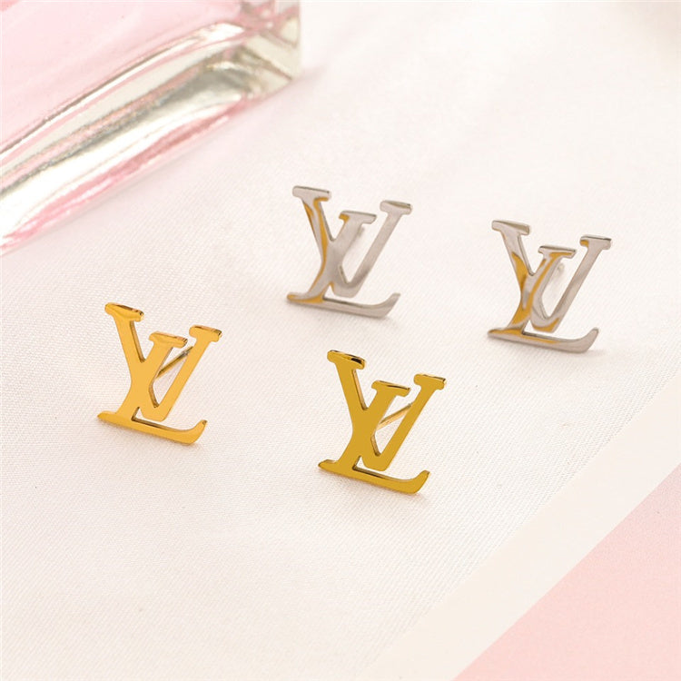 LV inspired earrings