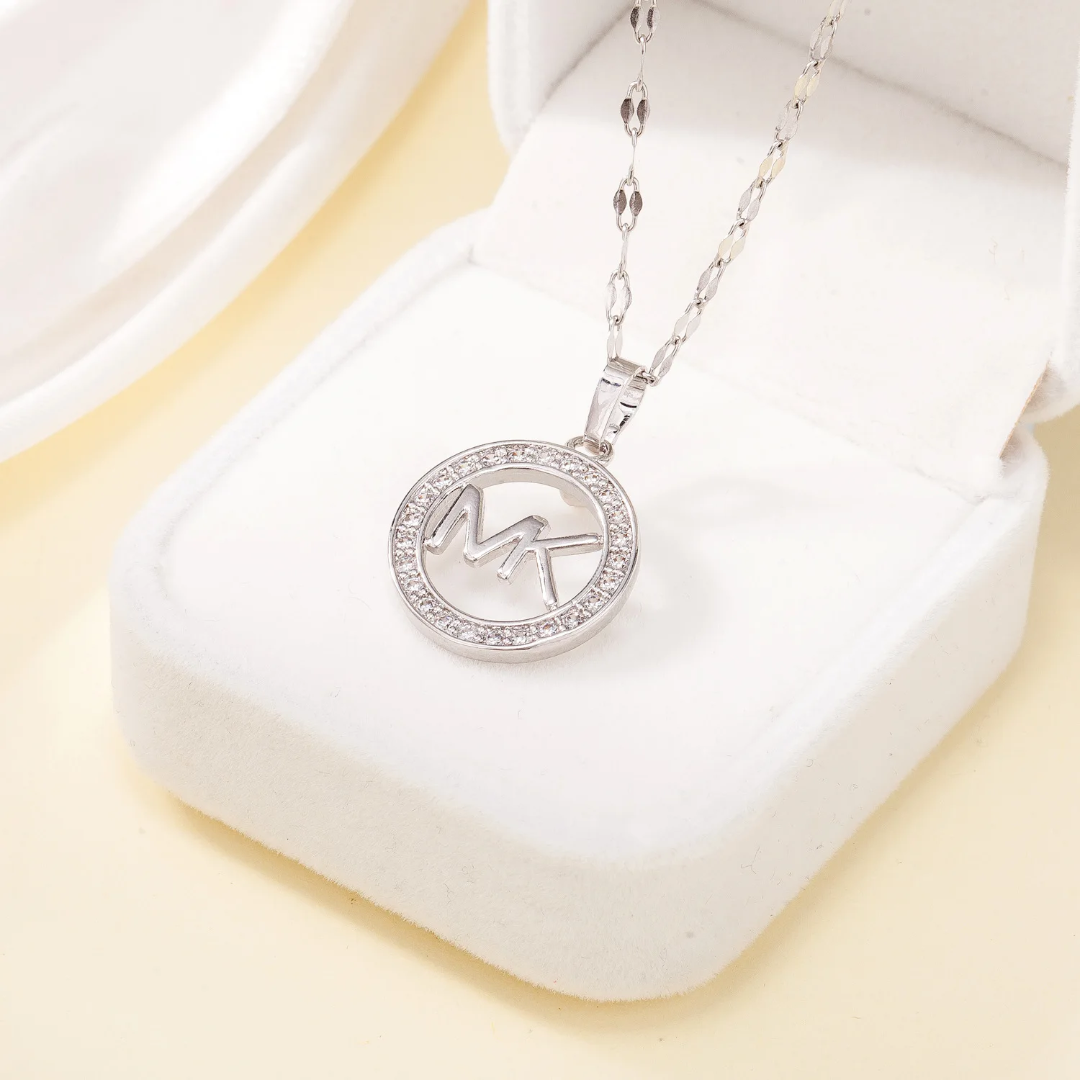 MK Designer Inspired Stainless Steel Necklace