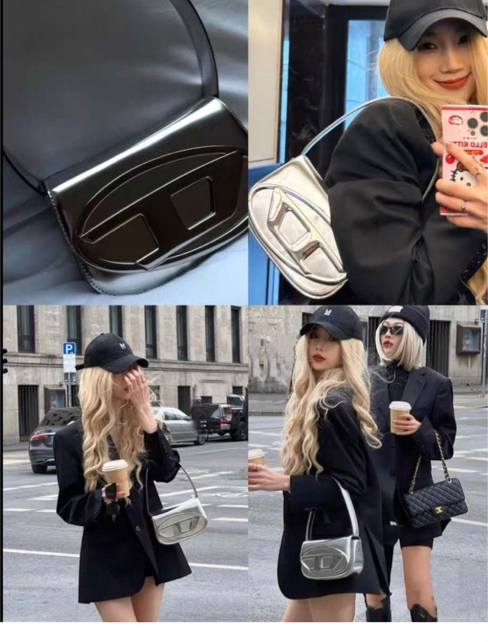 Diesel inspired handbag