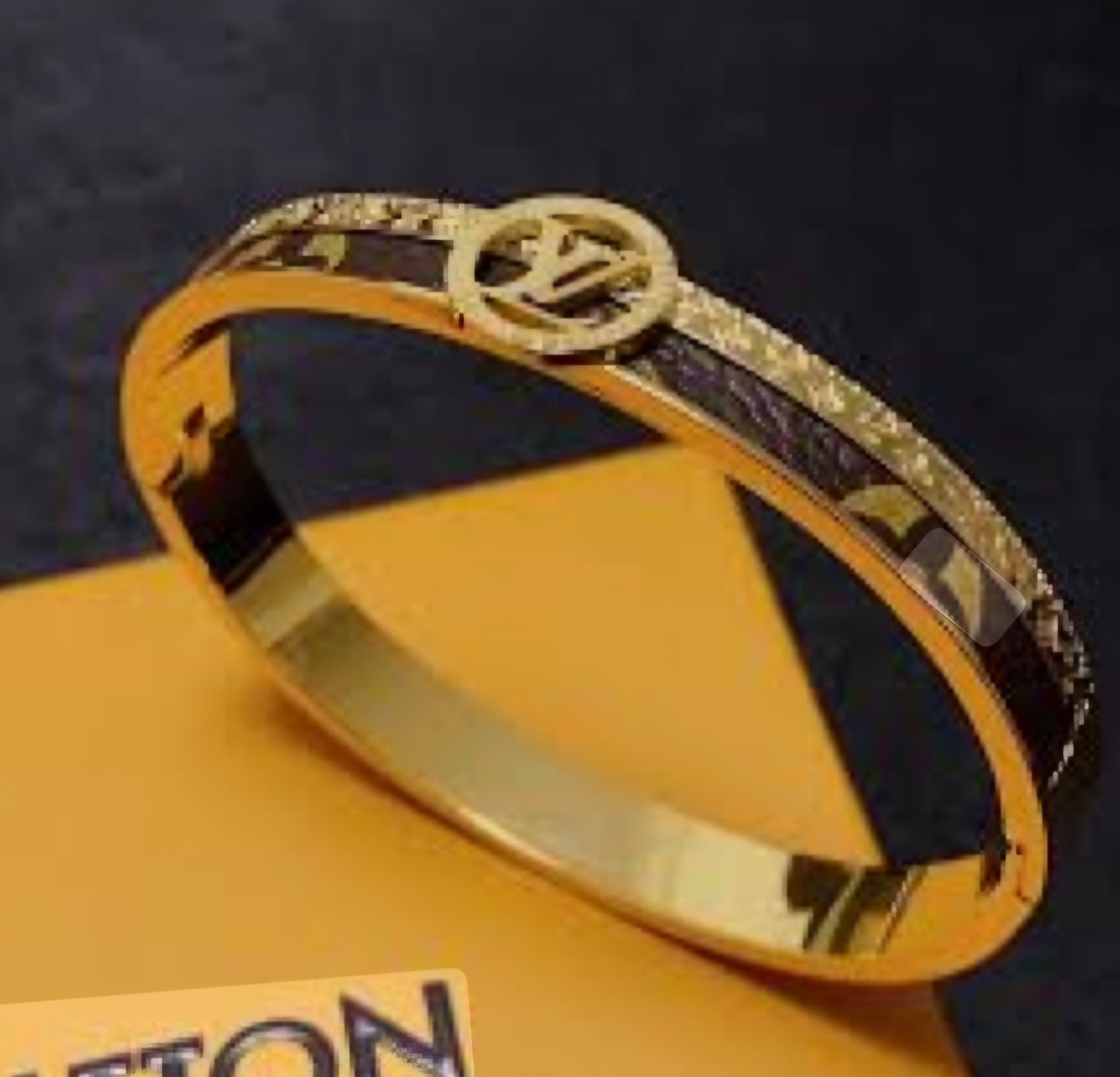 LV Designer Inspired Bangle