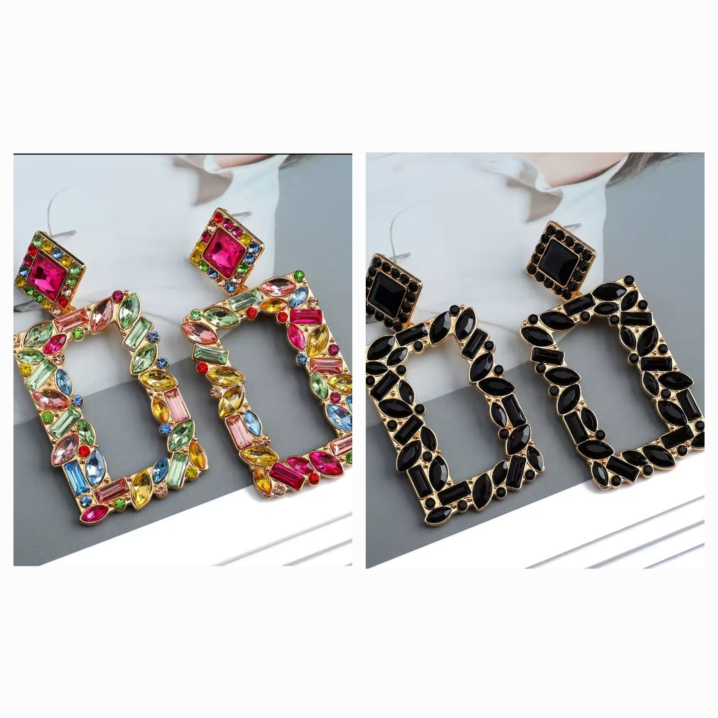 Oversized Fashion Earrings