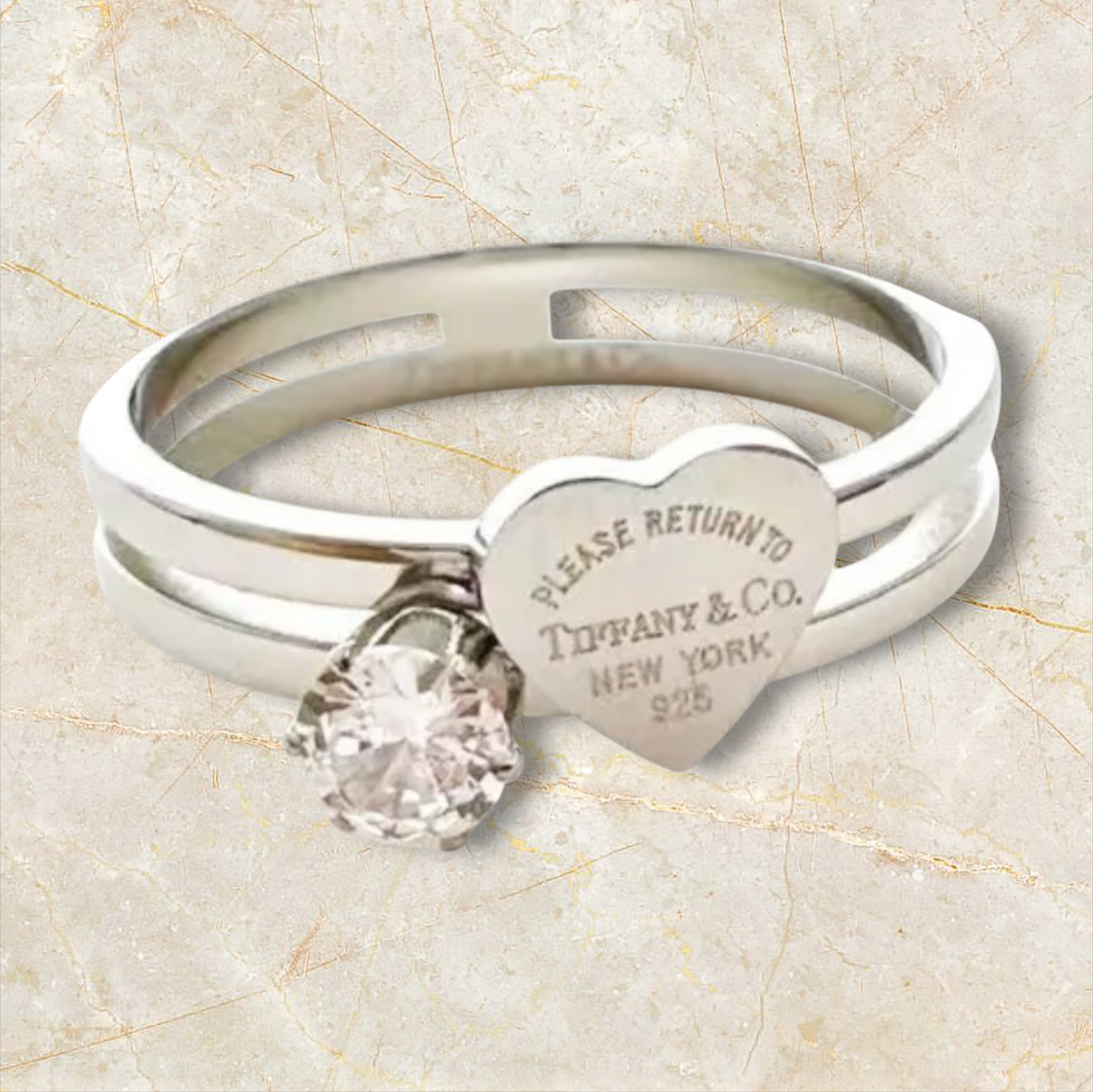 Tiffany Co inspired rings