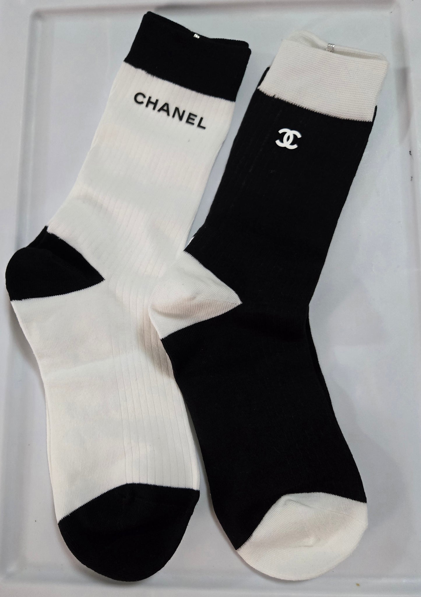 Chanel inspired socks set