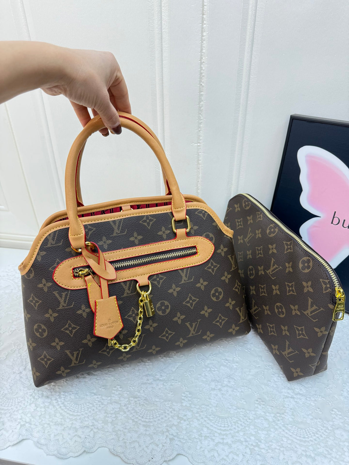 LV inspired Handbag