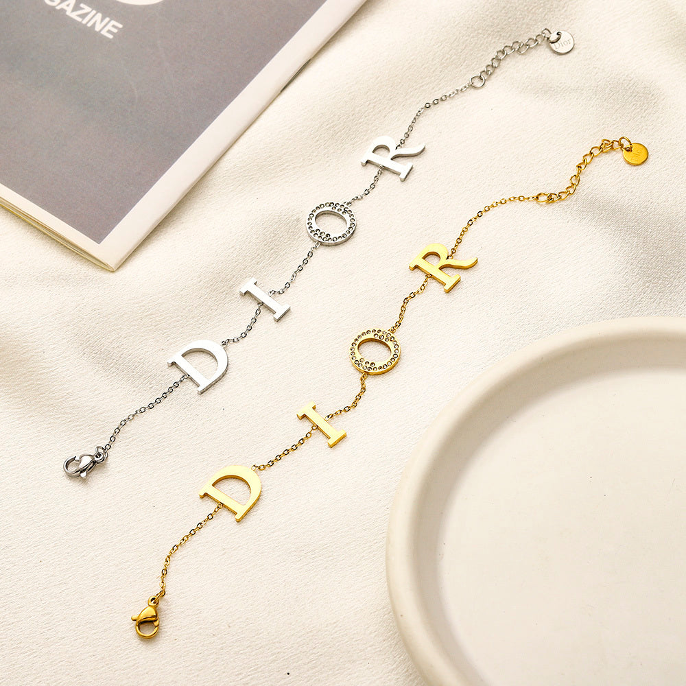 Christian Dior Inspired Necklace and Bracelet