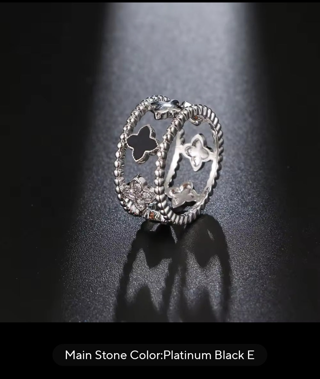 Fashion Statement Clover Rings