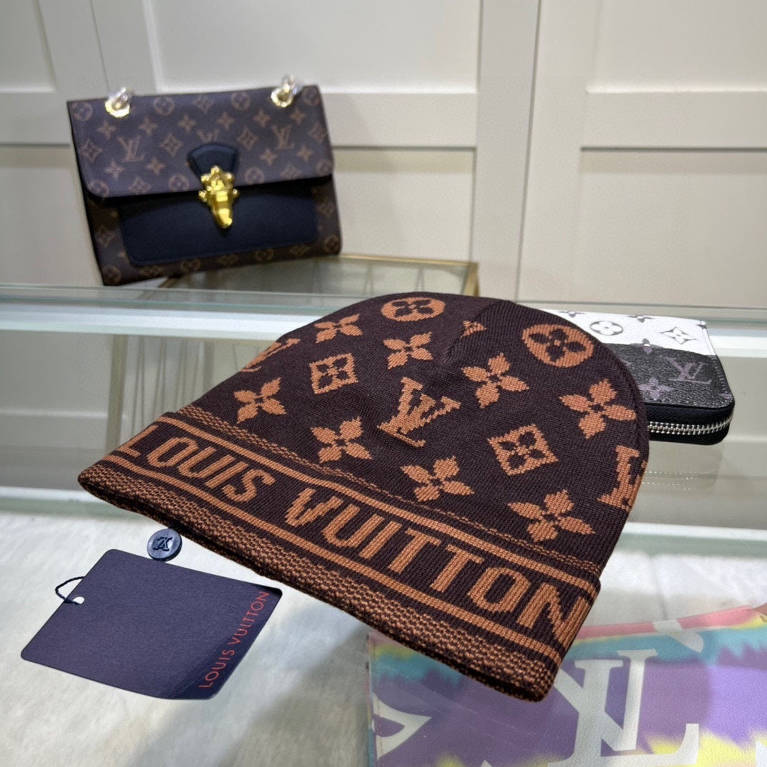 LV inspired Bennie Hats