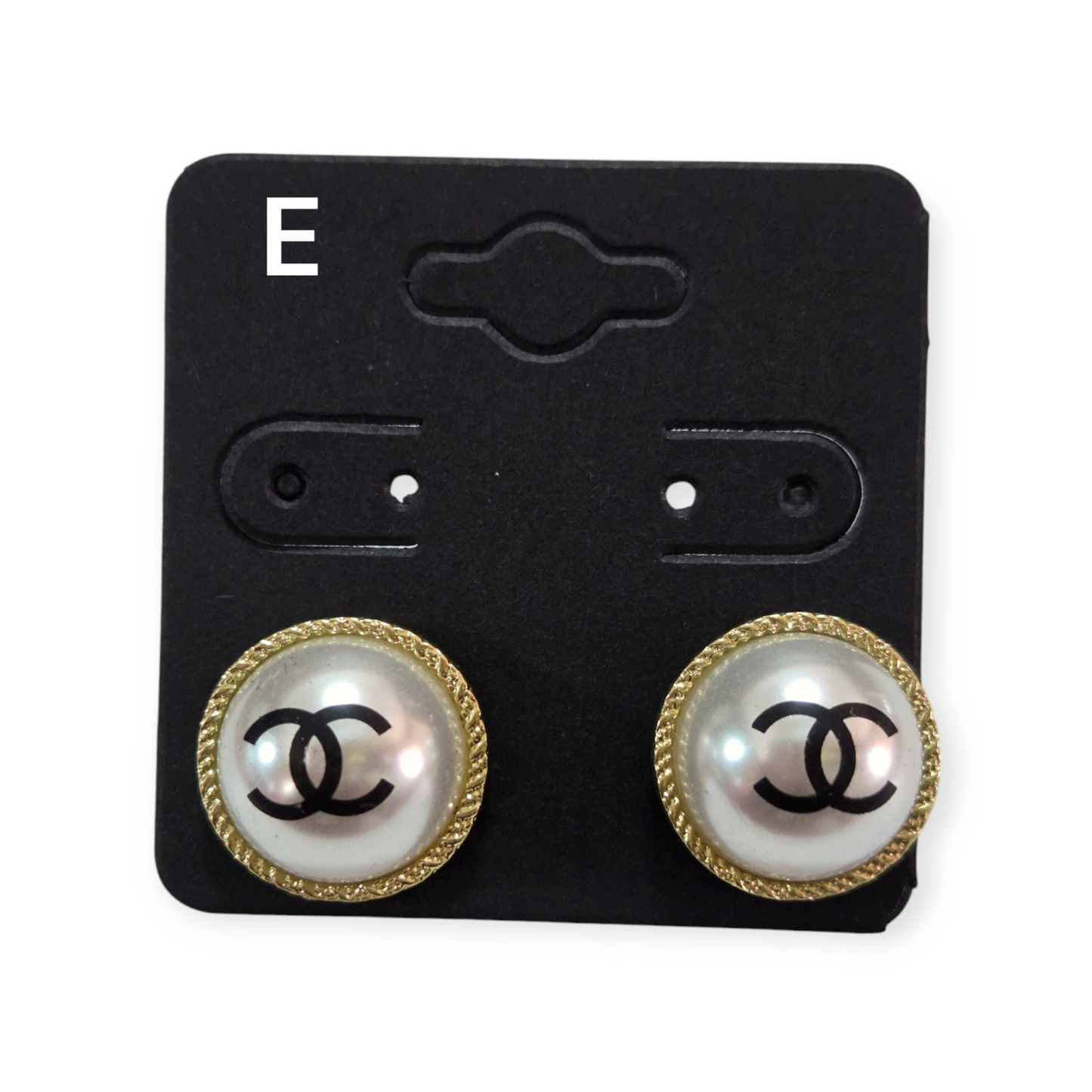 Chanel inspired earrings