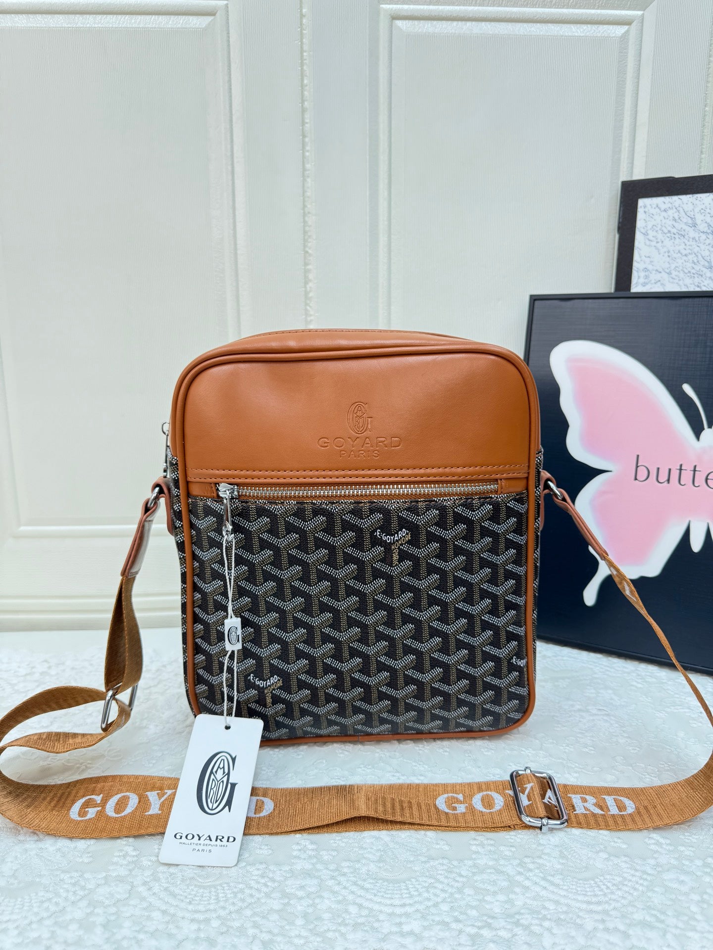Goyard Inspired crossbody