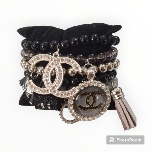 Custom made designer charm bracelet