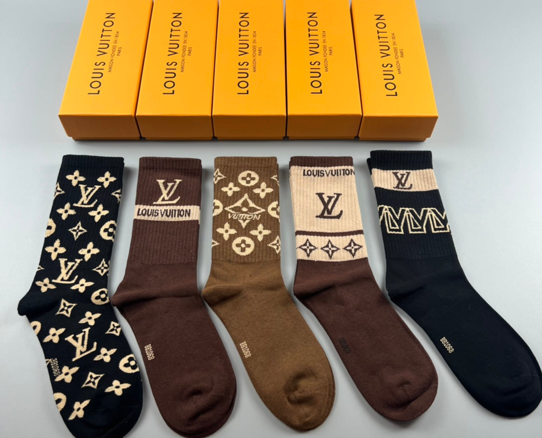 LV inspired Socks