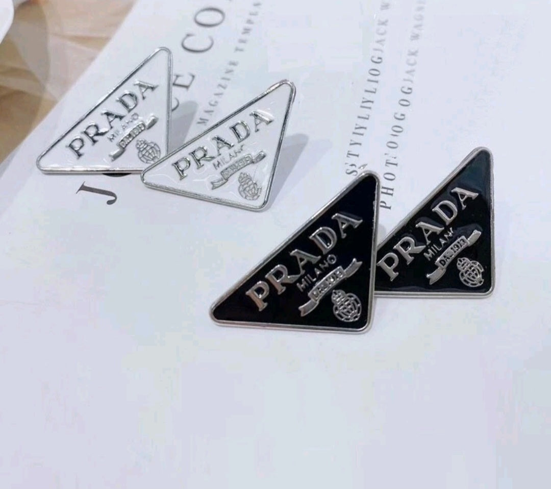 Prada Inspired earrings