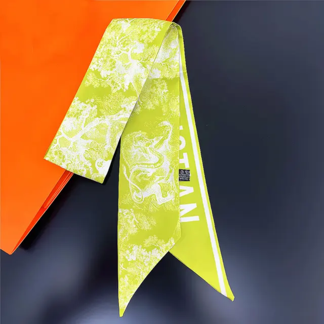 Christian Dior inspired Twill Ribbon Scarves