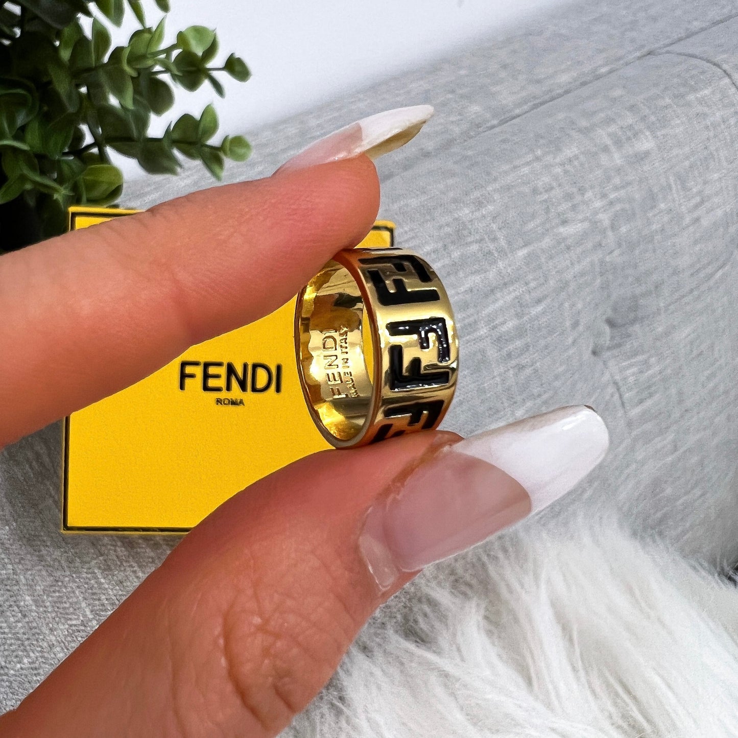 Fendi inspired Ring