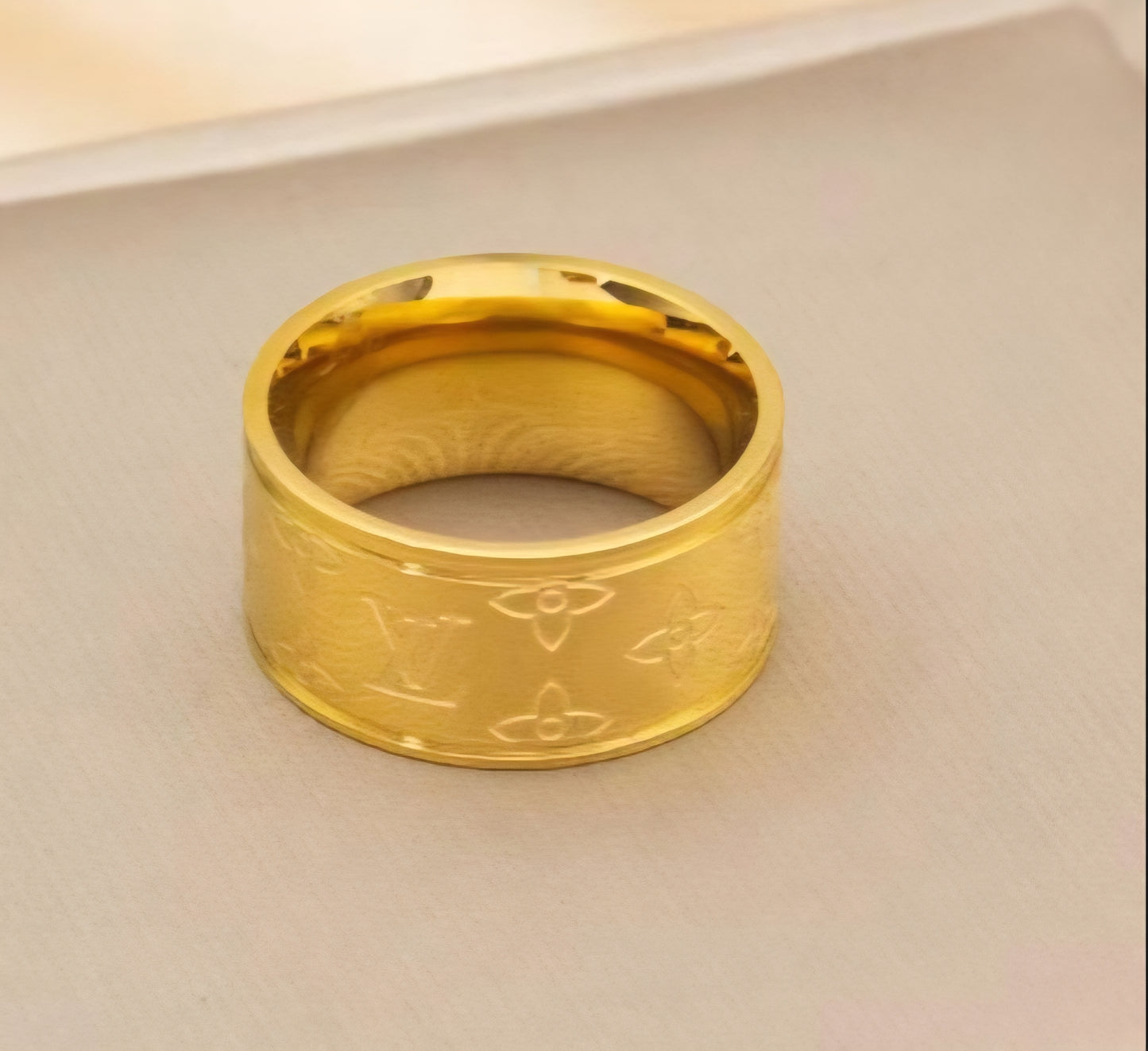 LV Designer Inspired Ring
