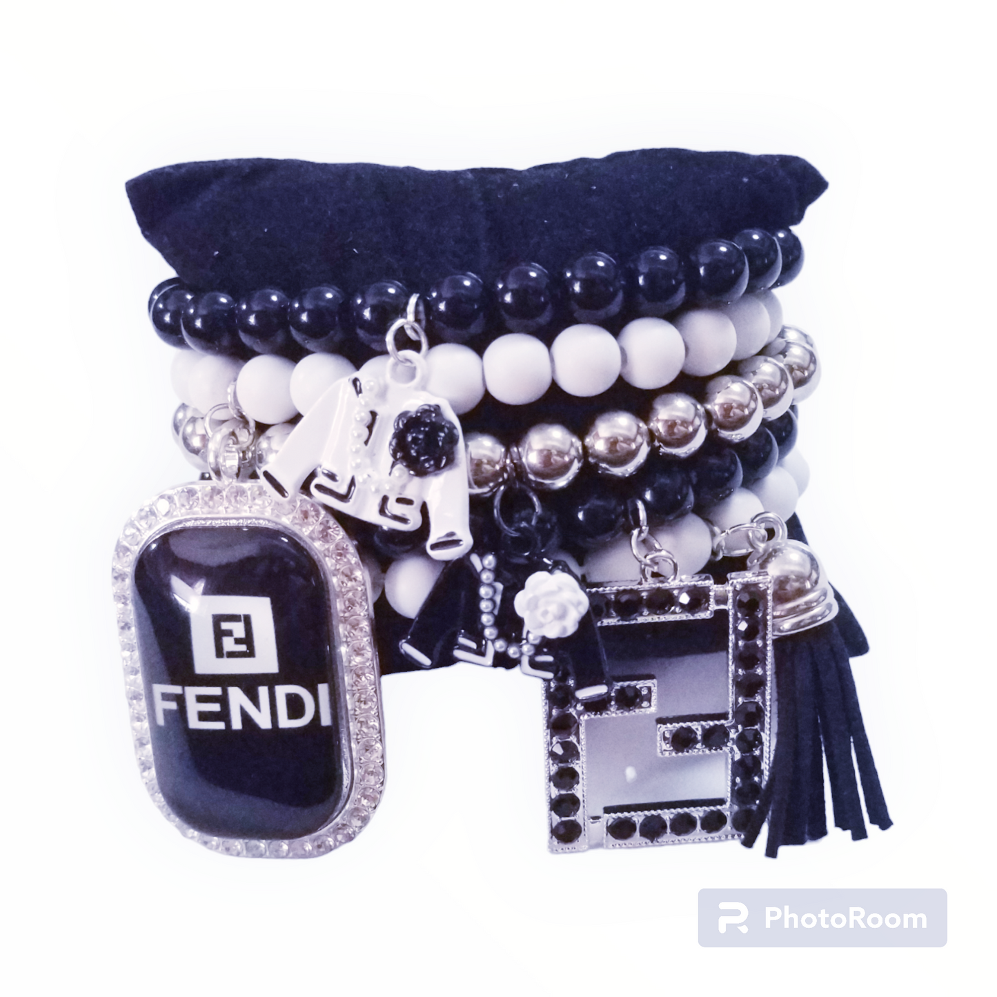 Custom made designer charm bracelet