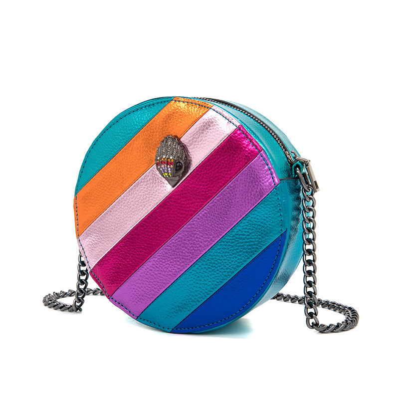 Kurt Geiger rainbow round handbag