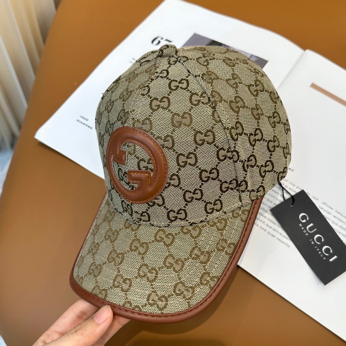 Gucci inspired baseball cap