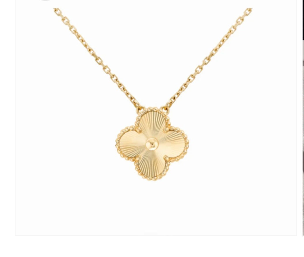 Van Cleef inspired Lazer Gold and Silver Jewelry Collection