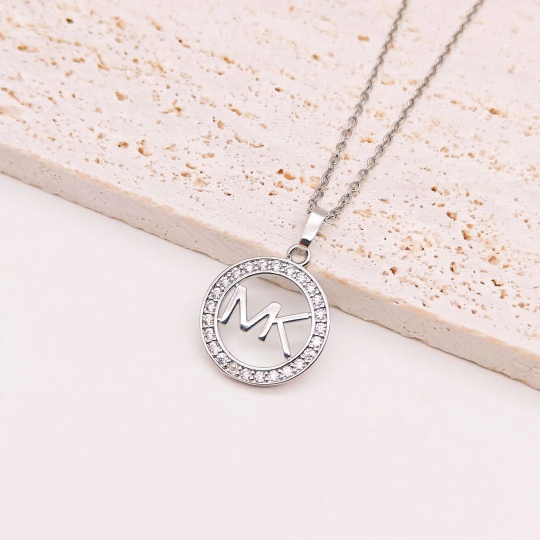 MK Designer Inspired Stainless Steel Necklace