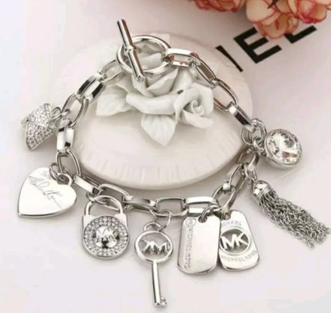 Michael kors inspired charm bracelet