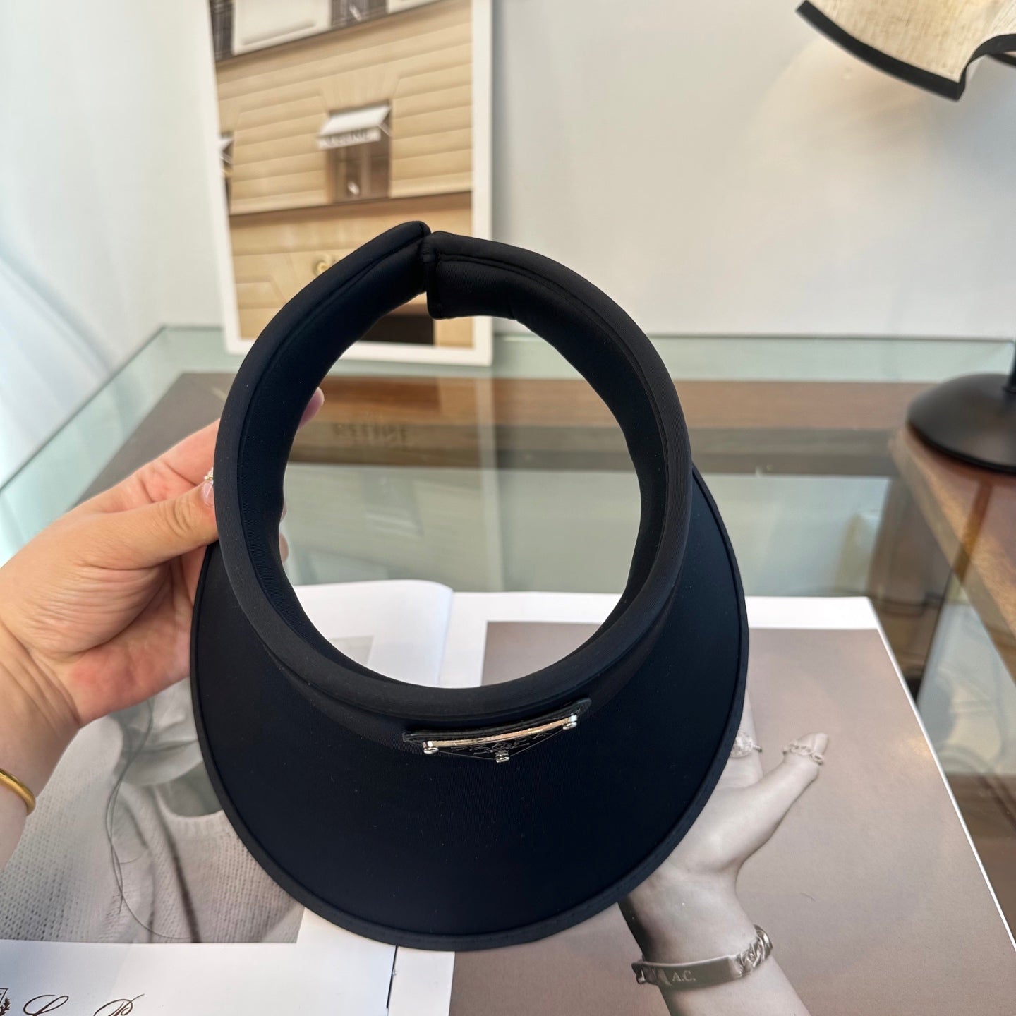 Prada Inspired Visor