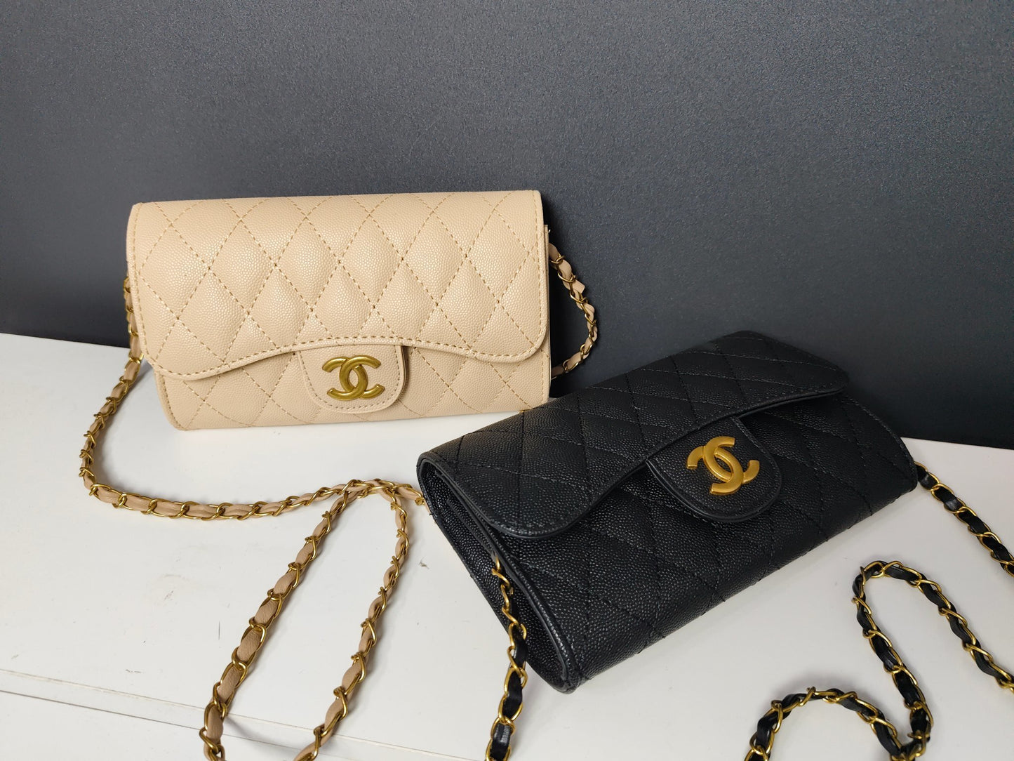 Chanel inspired quilted clutch