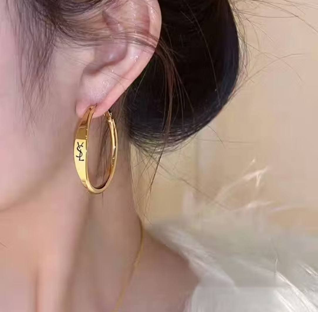 YSL Saint Laurent inspire Hoop Earrings