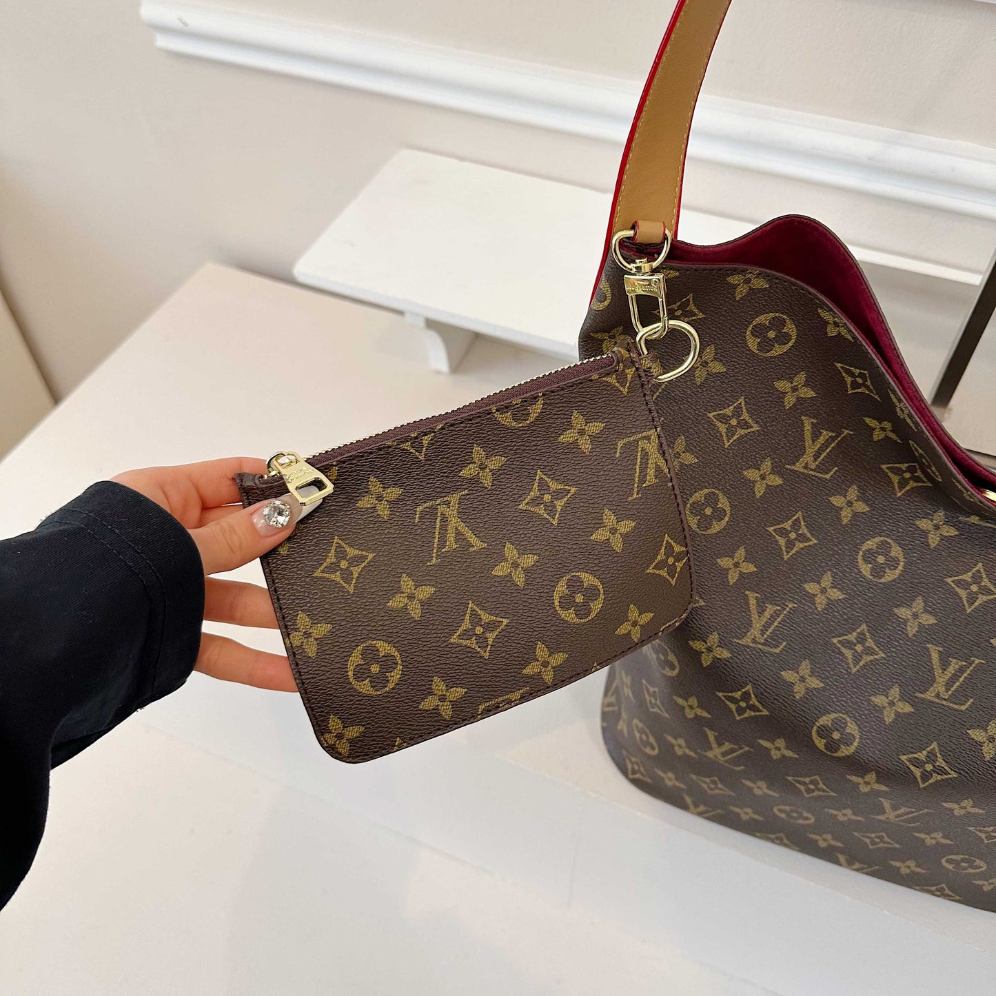 LV inspired Handbag