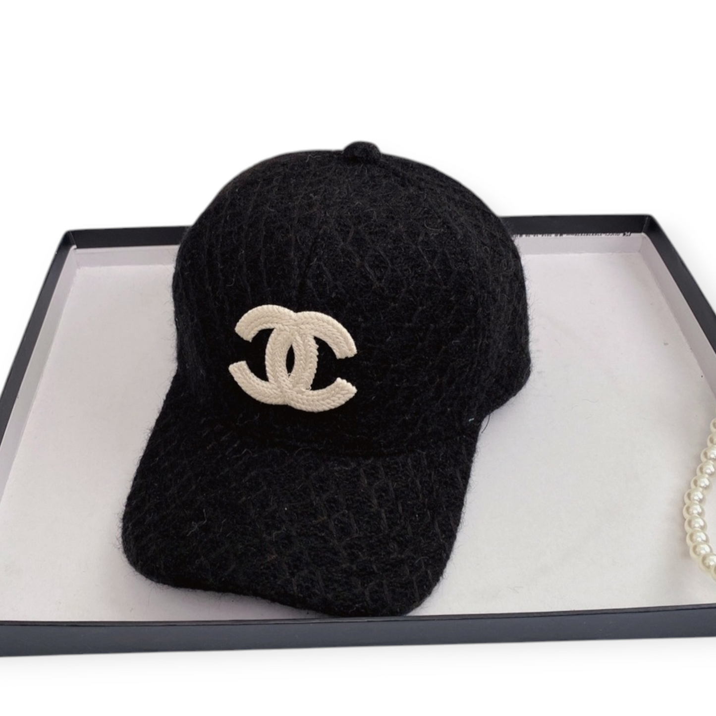 Chanel inspired baseball cap