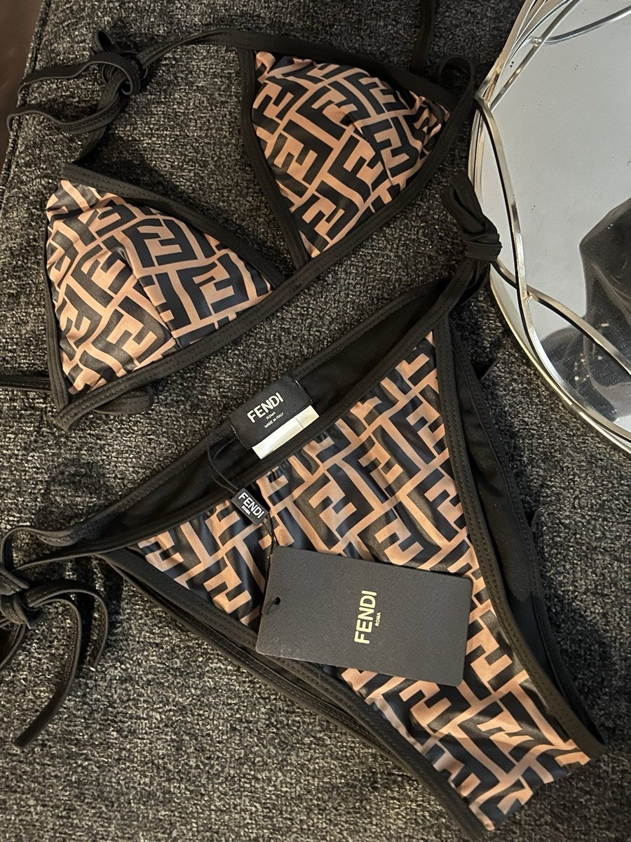 Fendi Designer Inspired 2pc bikini set
