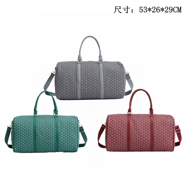 Goyard Inspired Duffle Bag