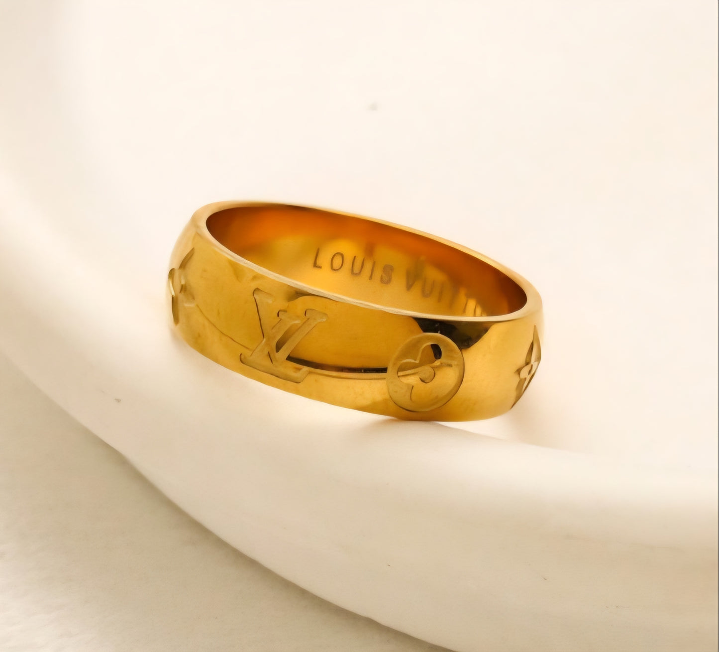 LV Designer Inspired Ring