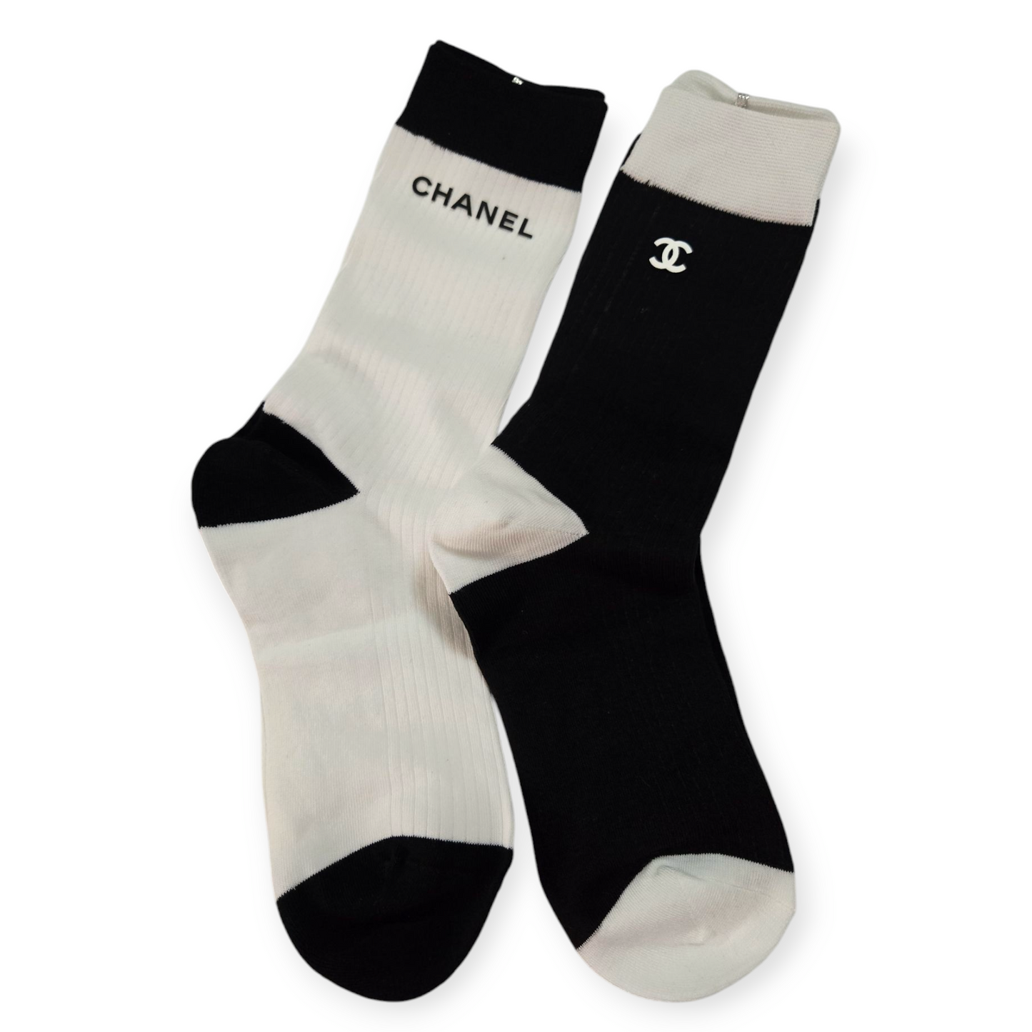Chanel inspired socks set
