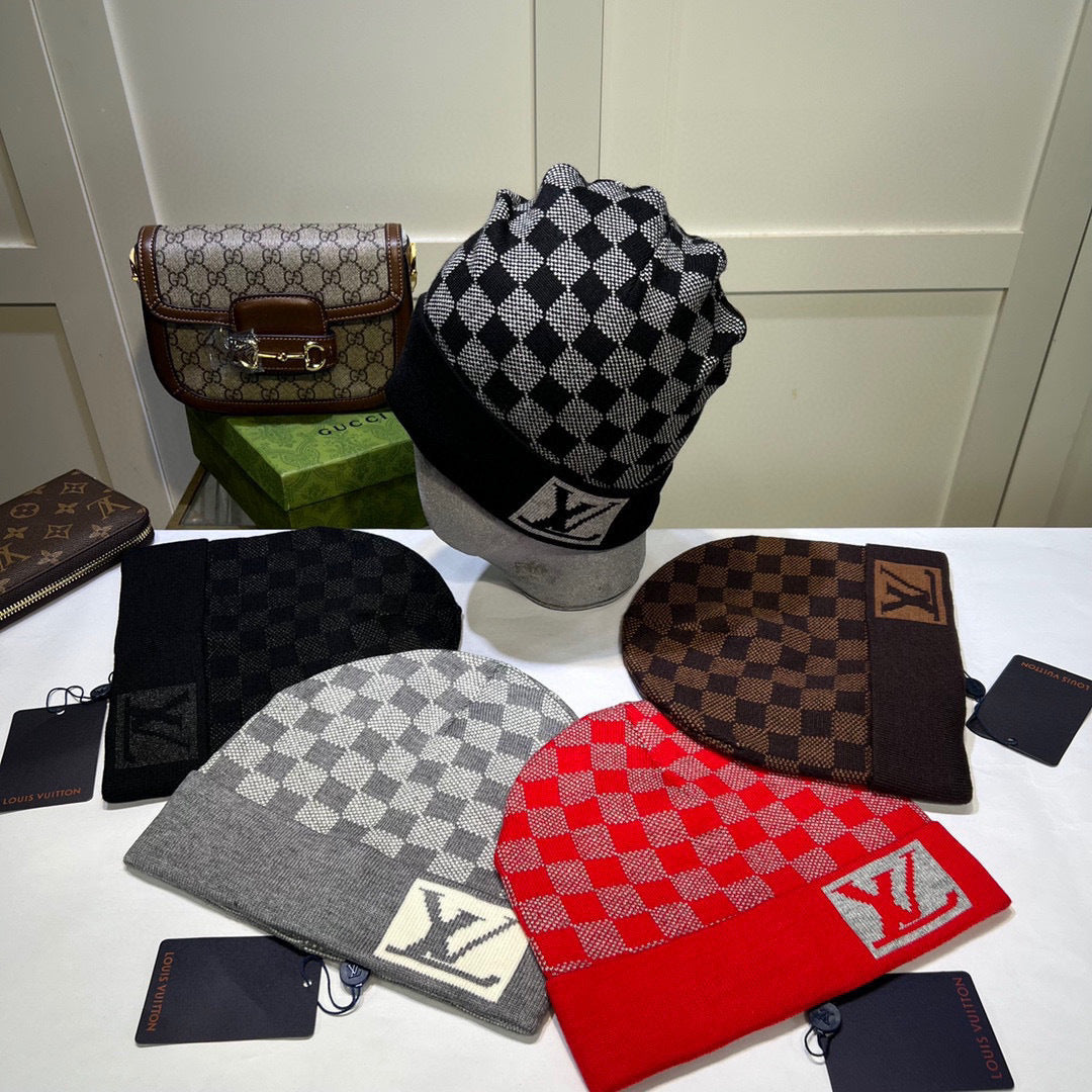 LV Designer Inspired Bennie Hat