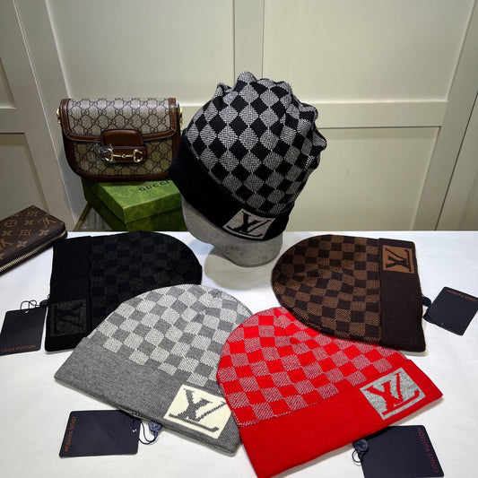 LV Designer Inspired Bennie Hat