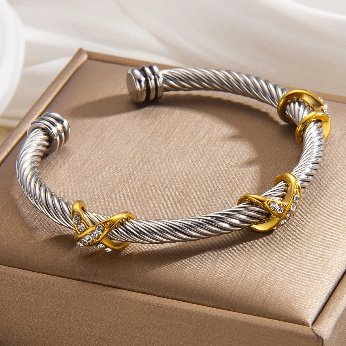 David Yurman inspired bracelet