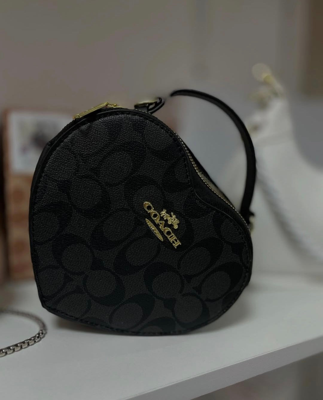 Coach Heart Shape handbag
