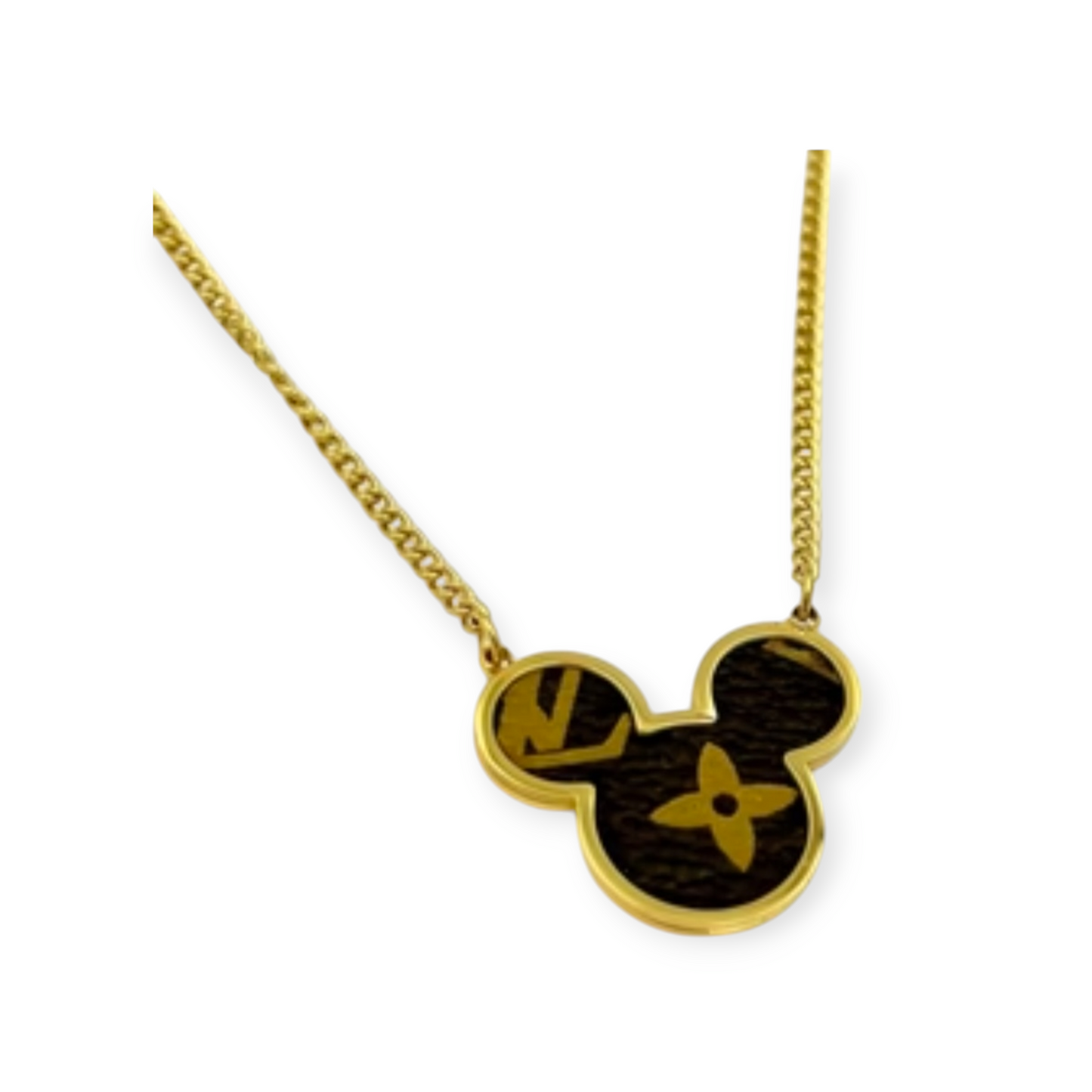 LV inspired necklace