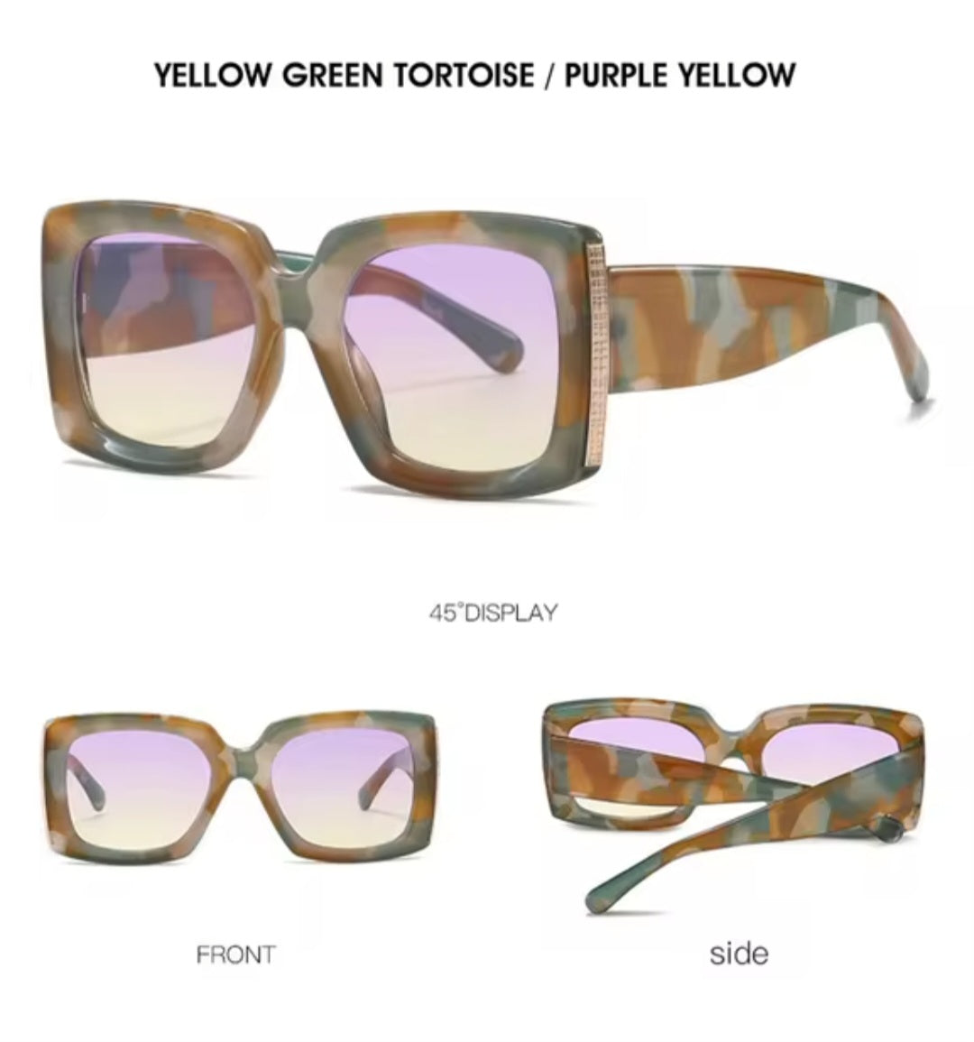 Camouflage Square Sunglasses