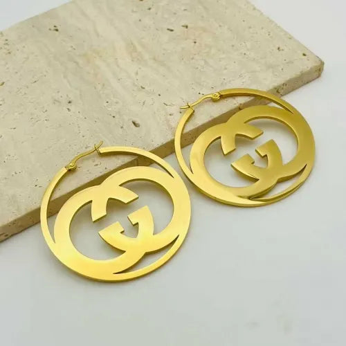 Gucci inspired Hoop Earrings