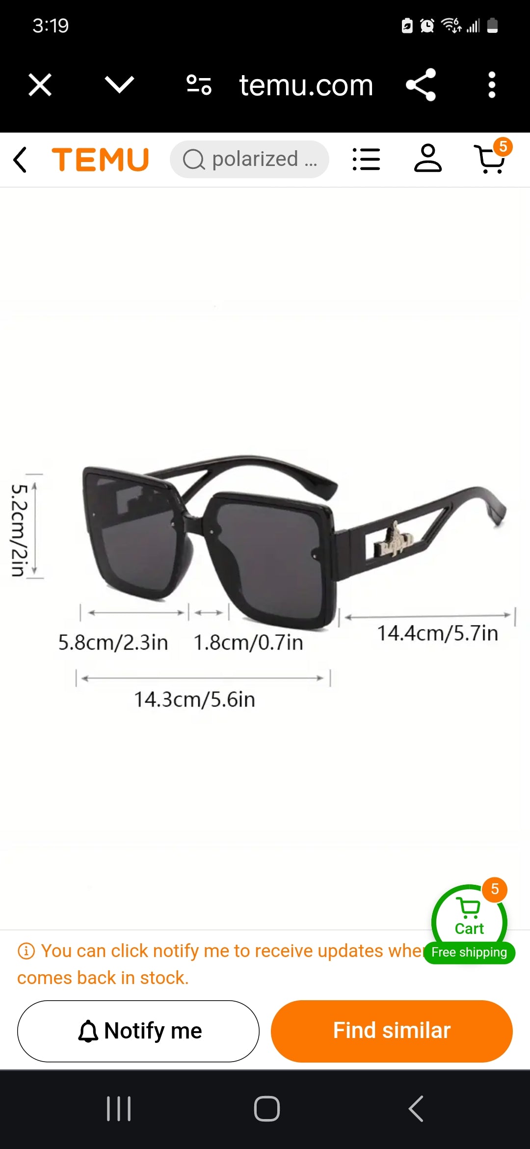 Prada Inspired Sunglasses