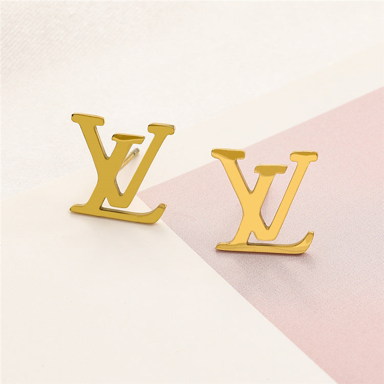 LV inspired earrings