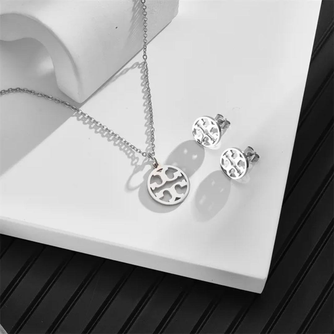Tory Burch inspired Necklace and earrings
