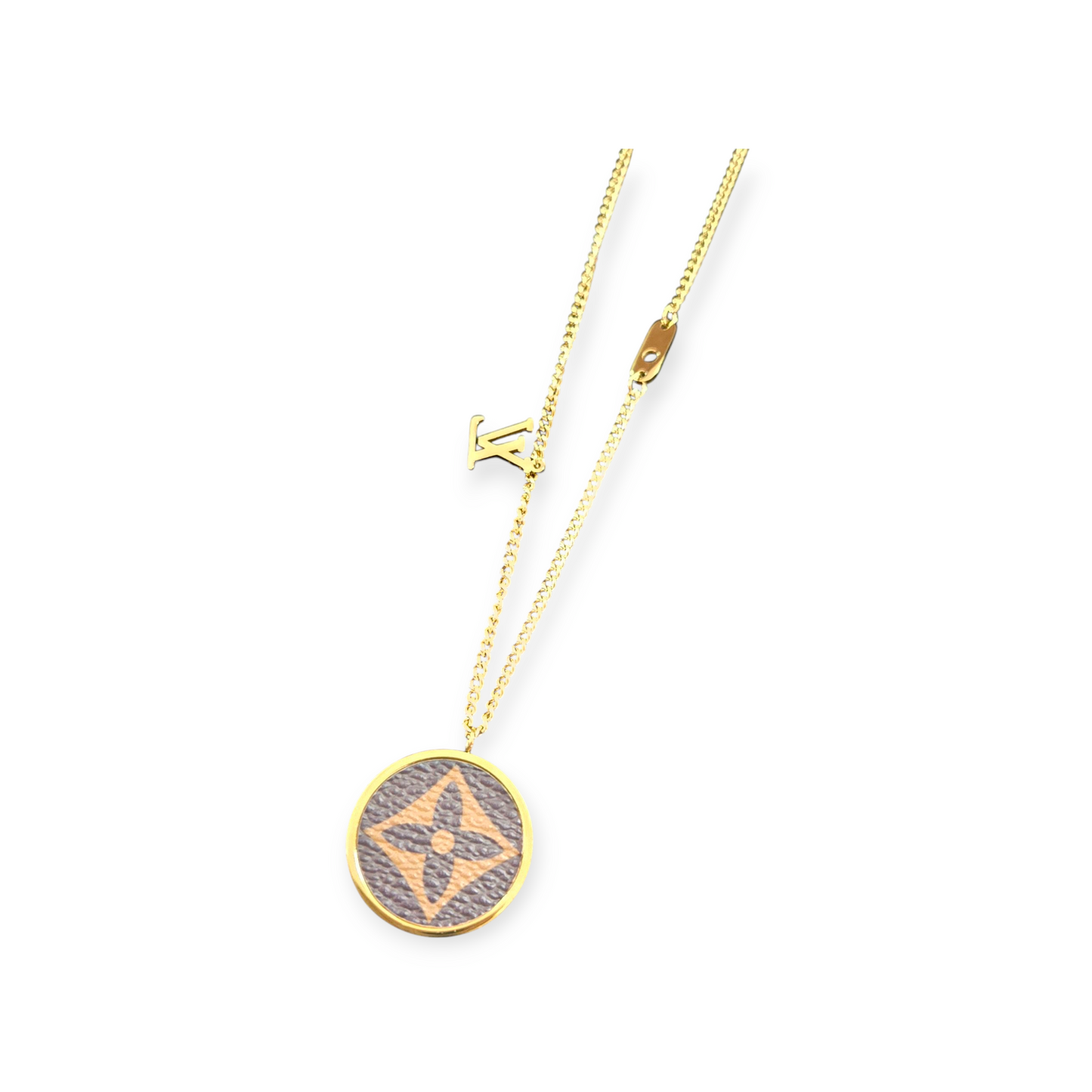 LV inspired necklace