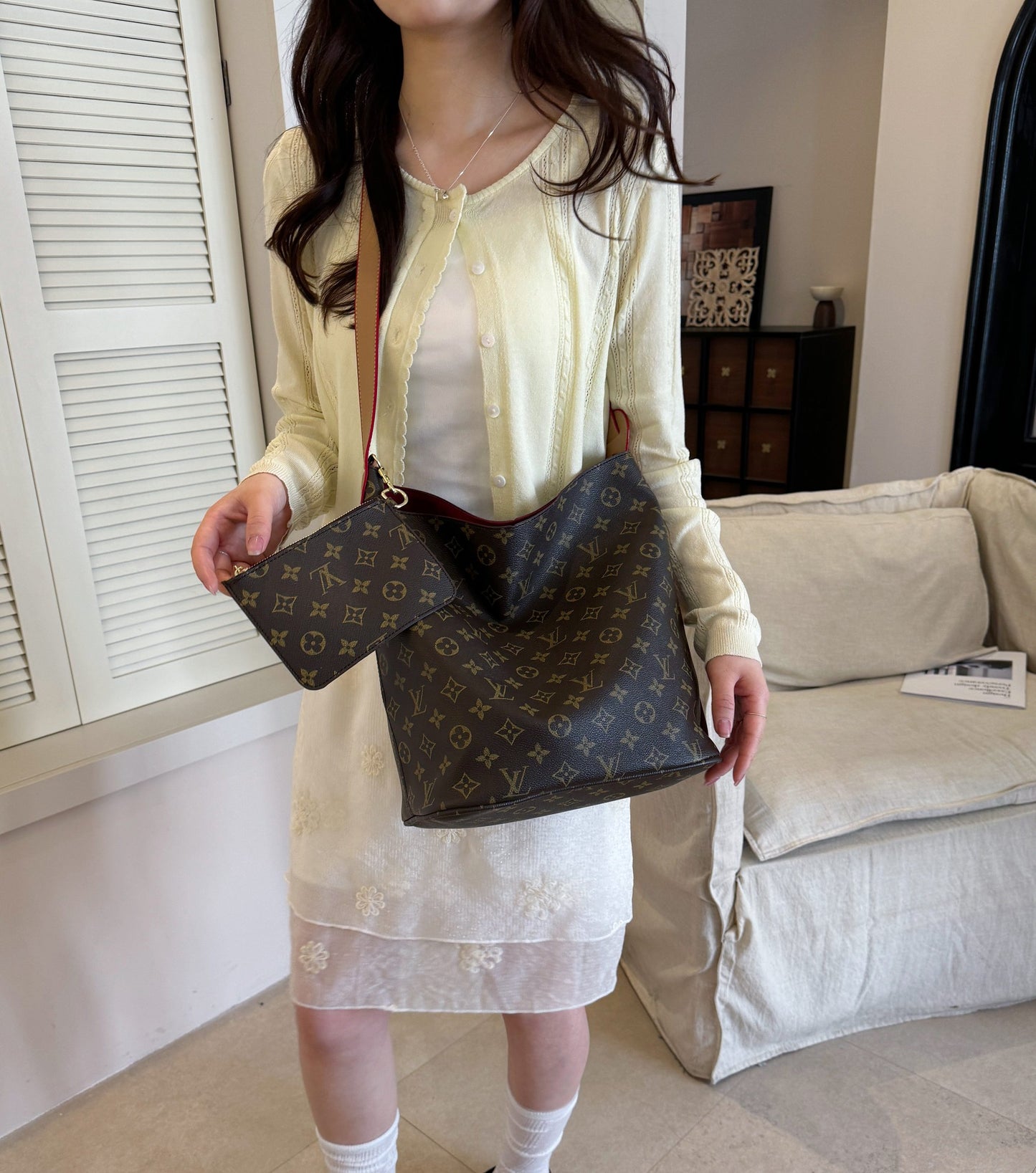 LV inspired Handbag