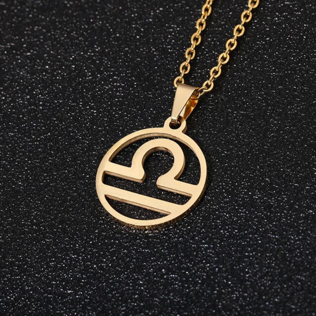 Gold Zodiac Sign Necklace
