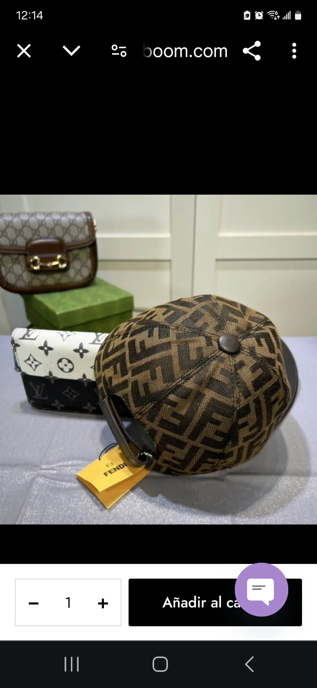 FF Designer inspired baseball cap