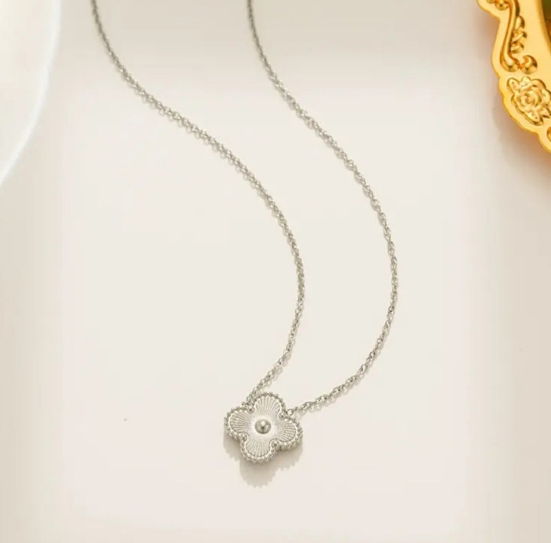 Van Cleef inspired Lazer Gold and Silver Jewelry Collection