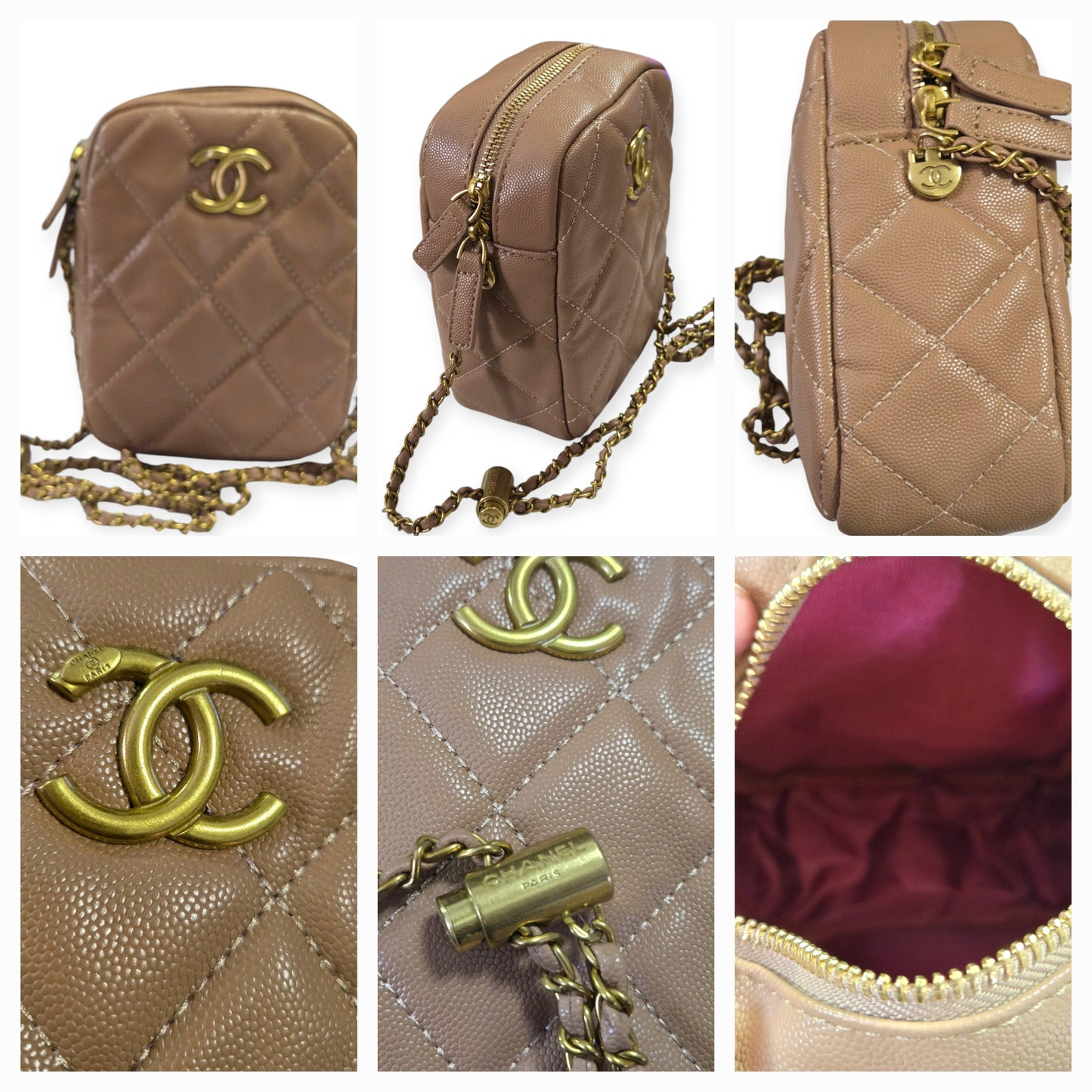 Chanel inspired camera bag